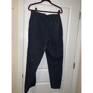 Dockers women’s navy blue dress pants iconic khaki favorite fit 12 MED HEMMED